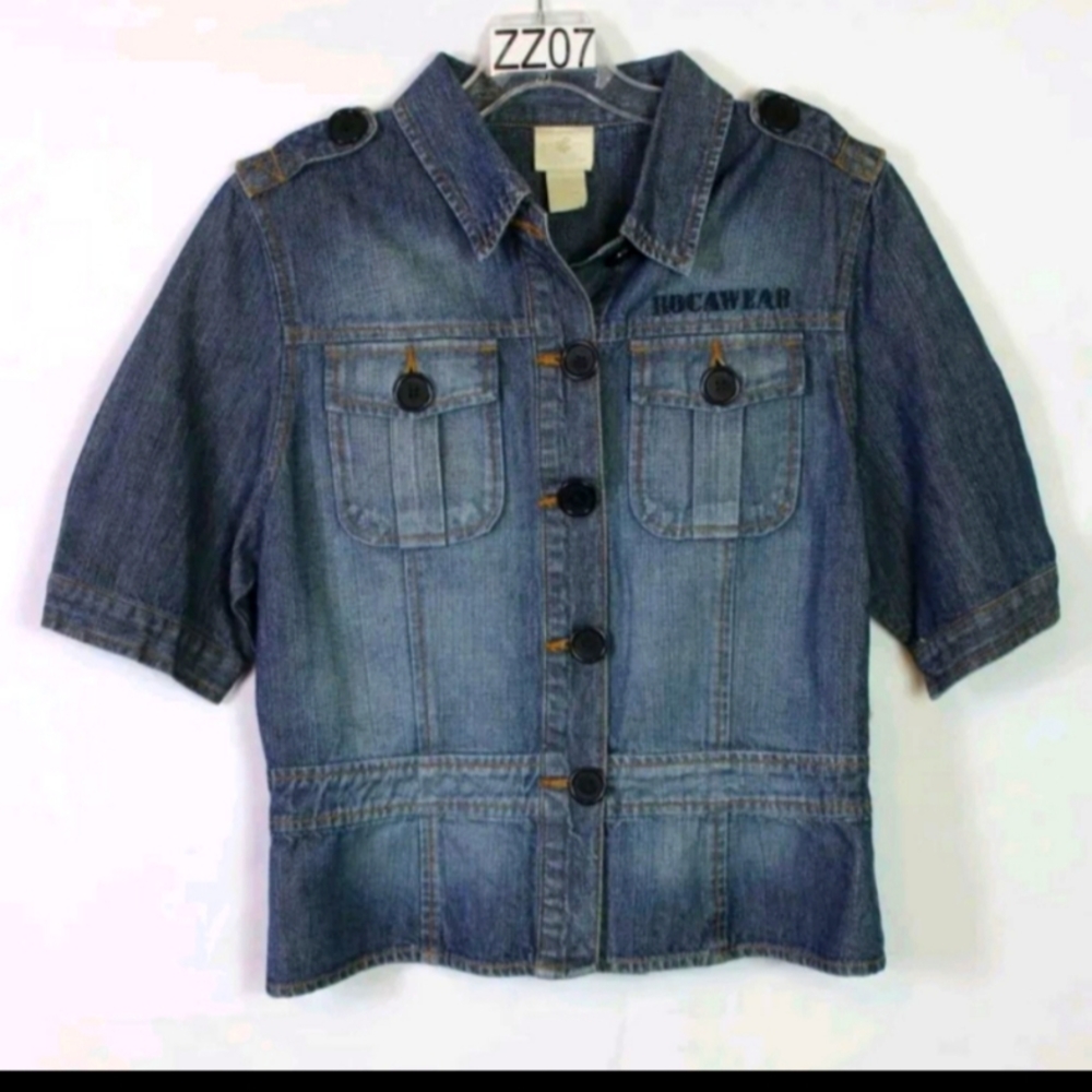 RocaWear XL Short Sleave Jean Jacket ($90 DENIM NWT)